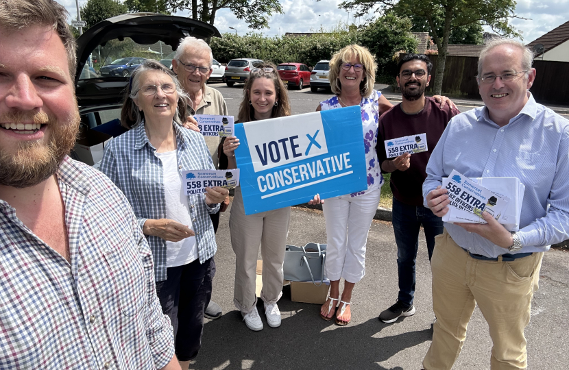 James in Wincanton with team