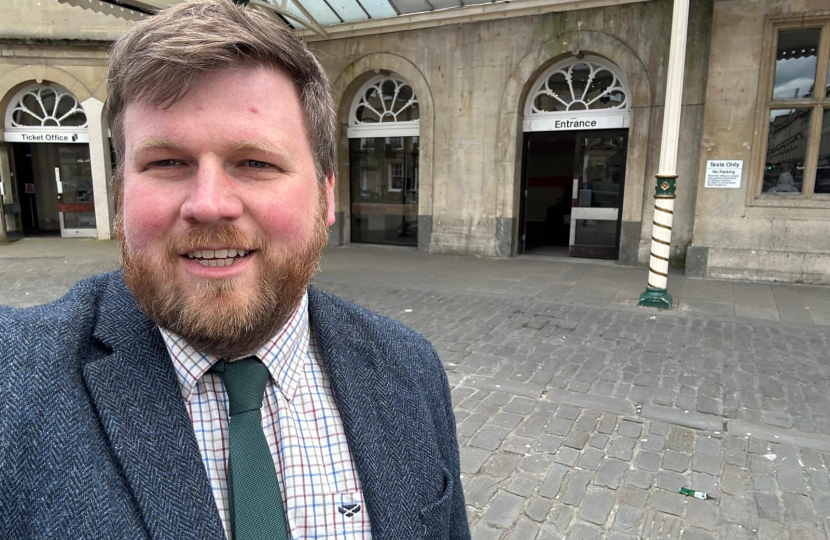 James at Bath Spa Station