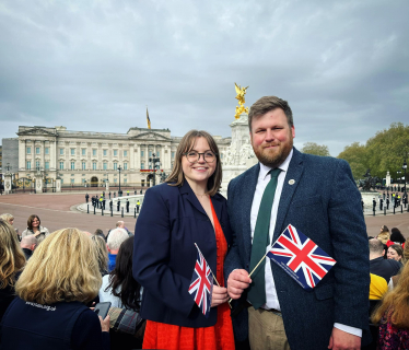 James and Isoble attend the Coronation.