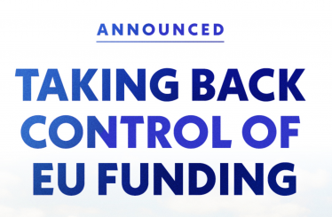 TAKING BACK CONTROL OF EU FUNDING