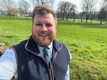 James campaigning in Bath