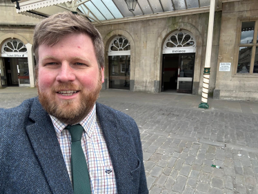 James at Bath Spa Station