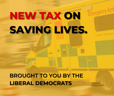 New Tax on Saving lives